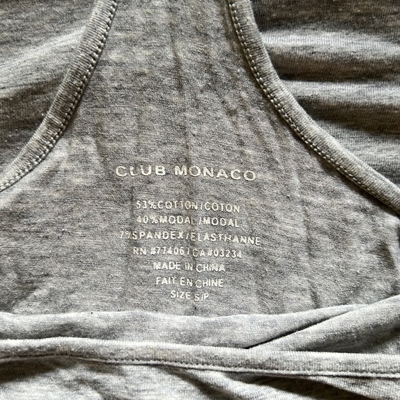 Club Monaco racerback tank - Picture 2 of 3